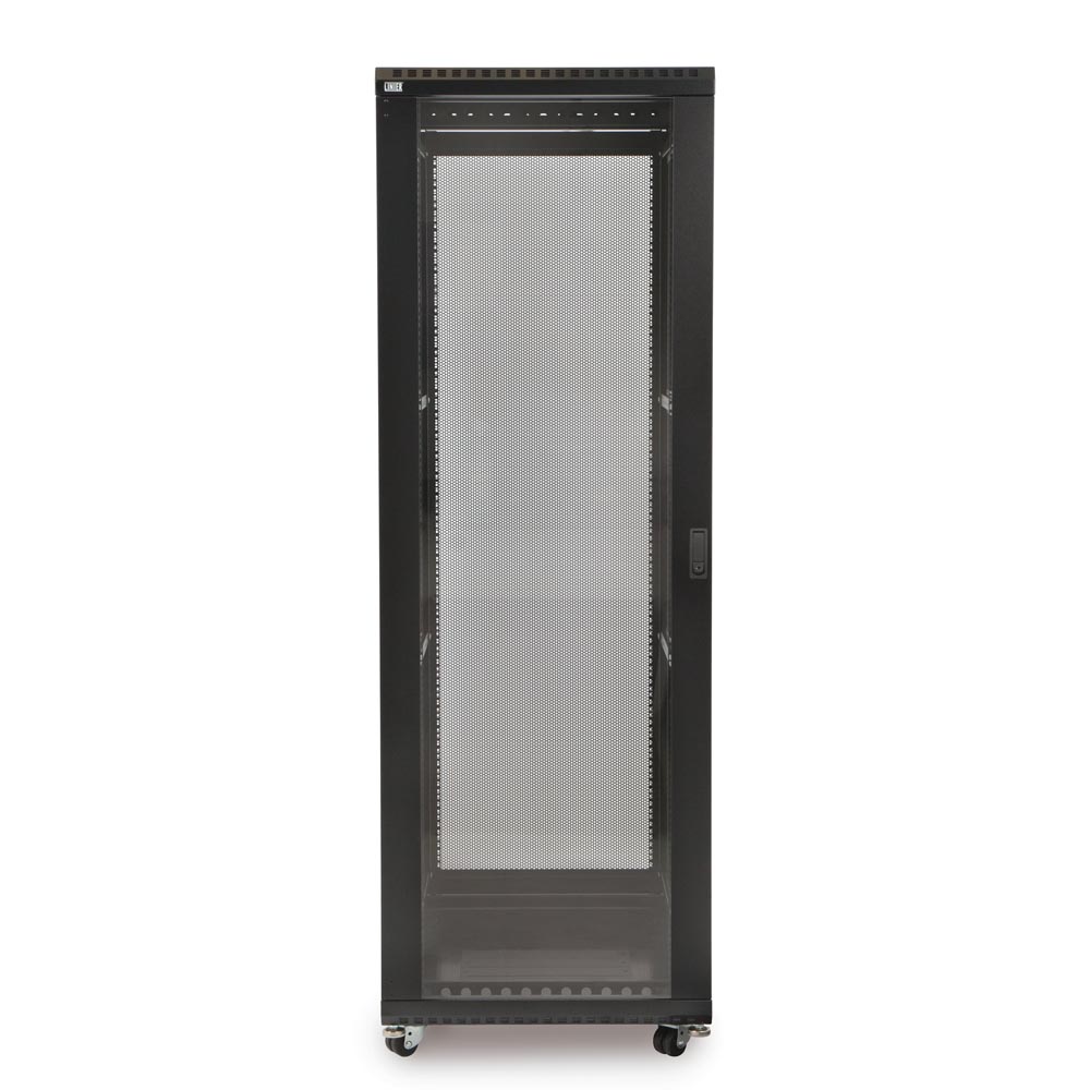 3100-3-024-37  – 37U 24″ Usable Depth LINIER® Server Rack Cabinet – Glass/Vented Doors Image