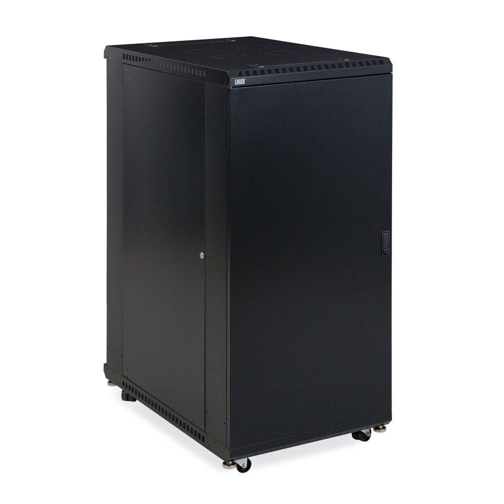3108-3-001-27  – 27U 36″ Usable Depth LINIER® Server Rack Cabinet – Solid/Solid Doors Image