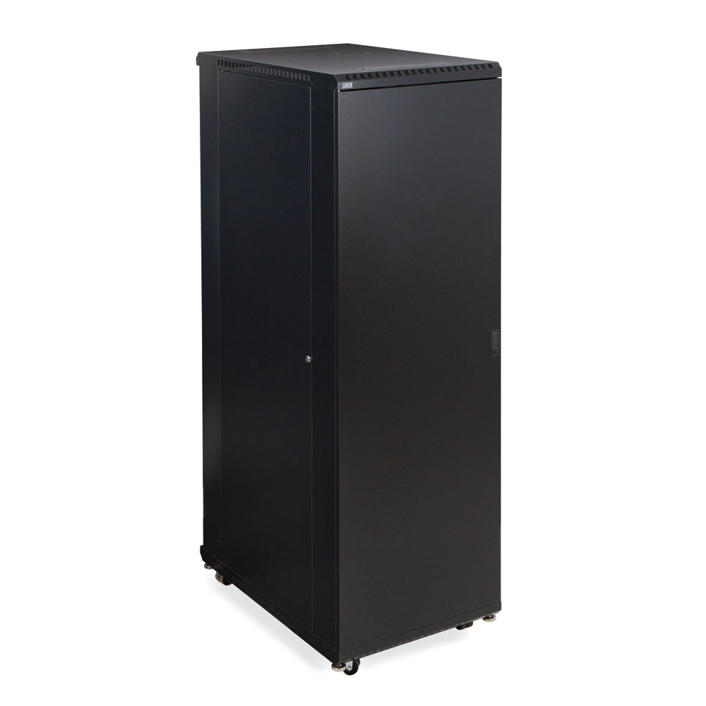 3108-3-001-37  – 37U 36″ Usable Depth LINIER® Server Rack Cabinet – Solid/Solid Doors Image