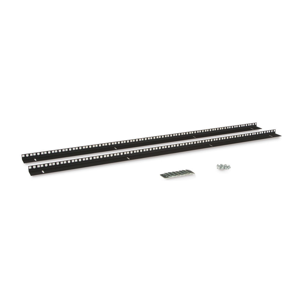 3160-3-001-27  – 27U LINIER® Server Rack Cabinet Vertical Rail Kit – Cage Nut Image