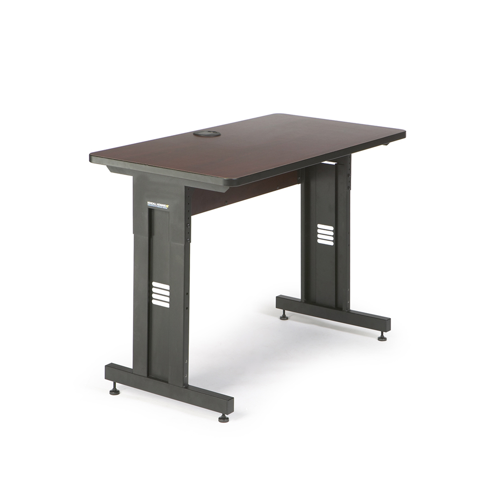 5500-3-004-25  – 60″ W x 24″ D Computer Training Table – African Mahogany Image
