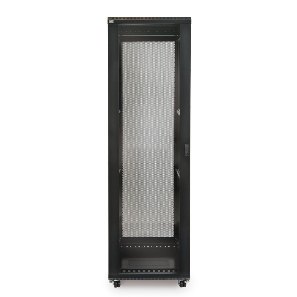 3103-3-024-42  – 42U 24″ Usable Depth LINIER® Server Rack Cabinet – Glass/Glass Door Image