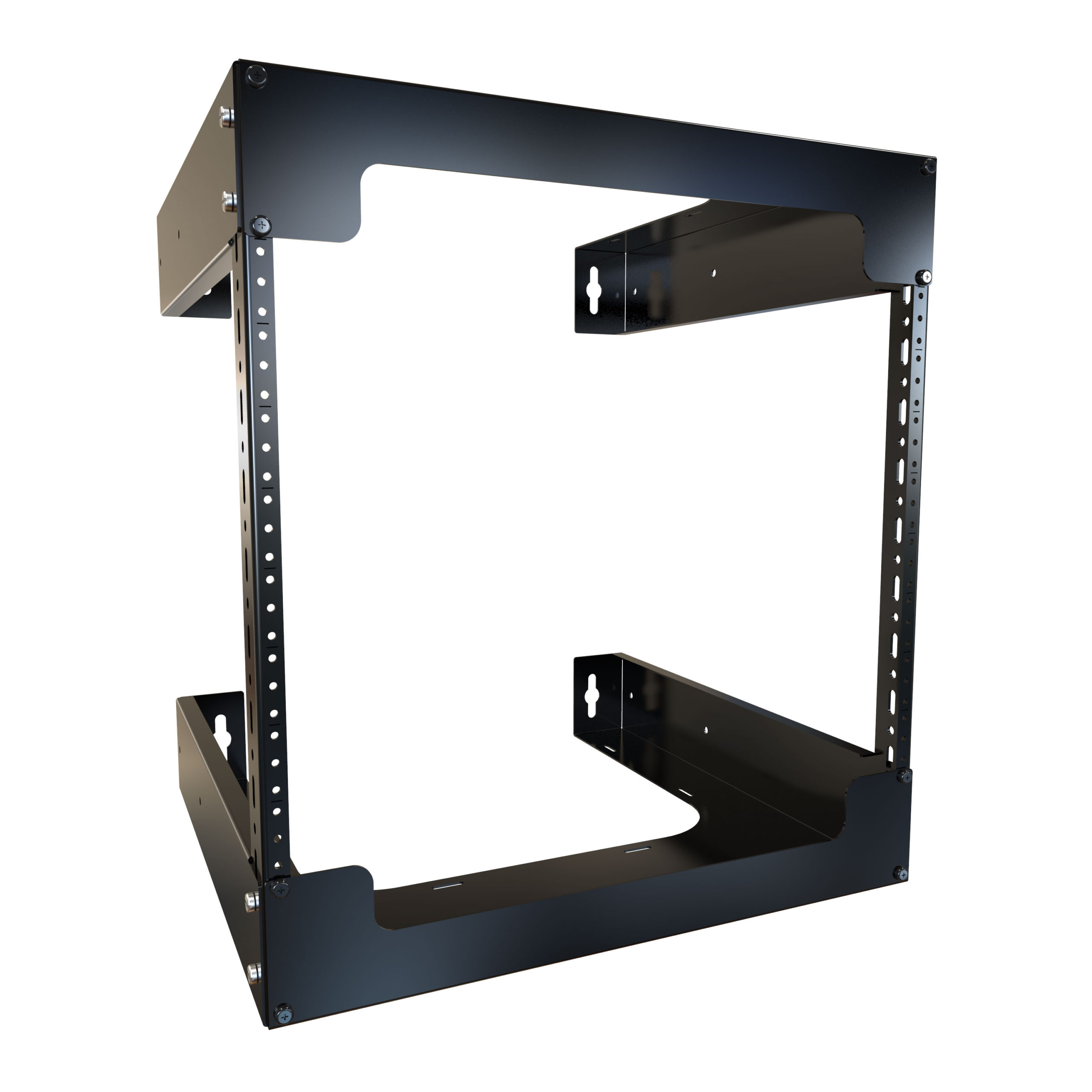 RB-2PW8 – 8U Open Frame Wall Rack 18″D Image