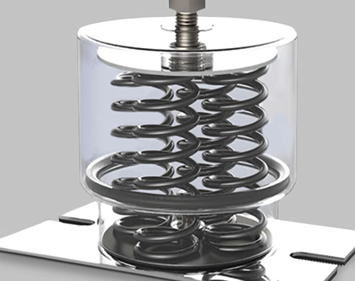 Springs for anti-vibration applications